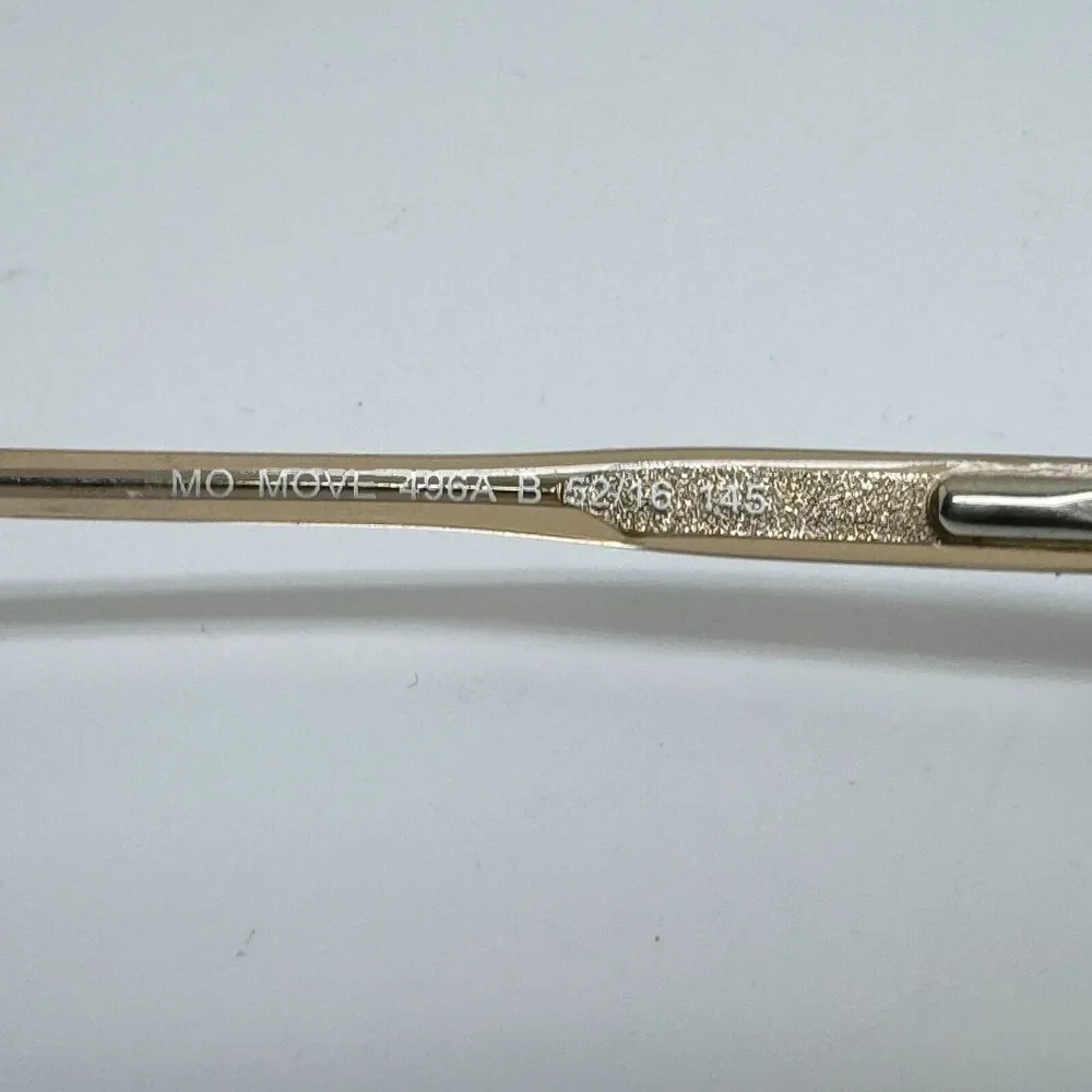 MŌ EYEWEAR “MOVE” 496A Beige Clear Eyeglasses Frame 52-16-145‎ H14078